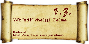 Vásárhelyi Zelma névjegykártya